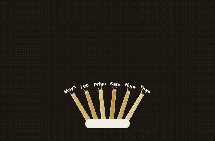 Who Pays? Draw Straws for the Bill on Draw Straws