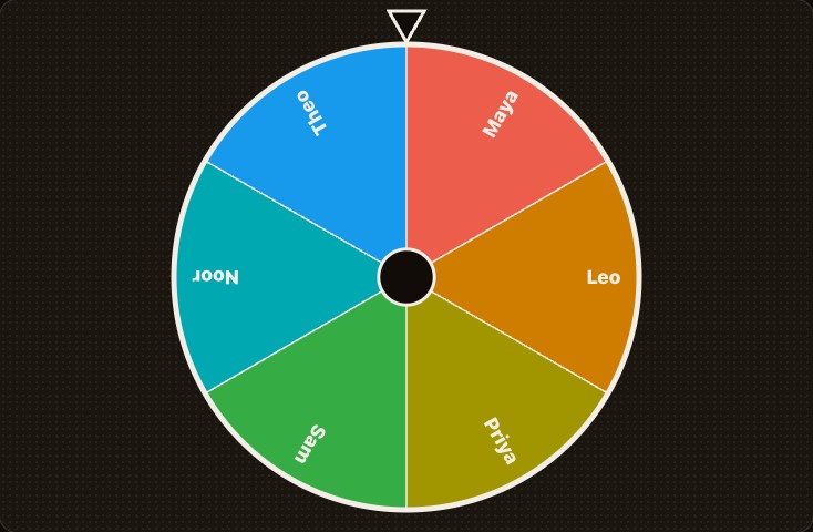 Random Name Picker, Free and Provably Fair on Draw Straws